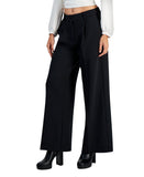Boss Orange Pleated Wide-Leg Pants 5052271700100 Black 14