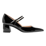 Bandolino Block Heel Mary Jane Pumps with Double Straps BNSMITH3 Black 7M