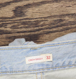 Levi's Cinch Baggy Zip Fly High Rise Jeans 94417183 On Blast Blue 32X31