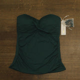Anne Cole Womens Twist-Front Ruched Tankini Top MYMT25001 Hunter Green XL