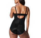 Spanx Womens Suit Your Fancy Strapless Cupped Panty Bodysuit 10205R Black XS
