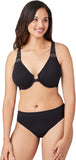 Wacoal Womens Soft Embrace Front Close Bra 851311 Black 32C