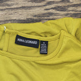 Nina Leonard Womens Stretch Crepe Tunic Top 663719 Moss 1X
