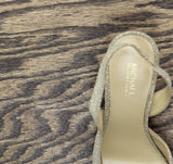 Michael Michael Kors Womens Alina Flex Sling Pump Heels Pale Gold 6.5M
