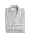 Arch Studio Terry Bath Robe Belted 100202466LX Gray Cloud Stripe L / XL