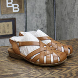 Earth Origins Berri Women's Sandals 7207612WLEA Alpaca Brown 7M