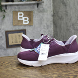 S Sport By Skechers Womens Prancie Step-Ins Low Top Sneakers Burgundy Purple 11M
