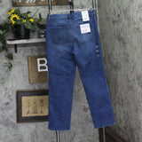 Gloria Vanderbilt Amanda High Rise Straight-Leg Jeans Frisco Blue 10P Short