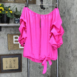 Vince Camuto Off The Shoulder Ruffle Top 9122163