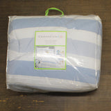 Charter Club Clip Jacquard 3-Piece Comforter Set Blue Multi Full / Queen