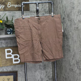 Goodfellow & Co Blend Every Wear 9" Slim Fit Flat Front Chino Shorts - Brown 42