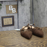 A New Day Twiggy Multi Buckle Mini Heel Flats 94303760 Brown 8.5M