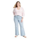 Universal Thread Womens High-Rise Flare Jeans 89510034 Light Wash Blue 17