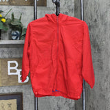 Widgeon Womens Lined Nylon Vintage Rain Jacket Coat 1667e32d878432 Red / Blue M