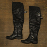 Sun + Stone Womens Anyaa Tall Over-The-Knee Boots 10017856500 Black 6.5M