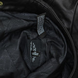 Cole Haan Women's Racer Jacket With Quilted Panels 356M2185 Black XL