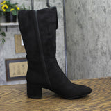 Michael Kors Braden Mid Riding Over-The-Knee Boots 40F2BNMBES Black 5.5M