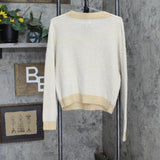 Lc Lauren Conrad Women's Metallic Cardigan Sweater WL23S032RS