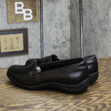 Easy Street Women's Purpose Slip-On Flats PURPOSE Black 6.5M