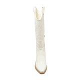 Wild Fable Kenzi Western Boots with Memory Foam Insole Ivory Off White 6.5M