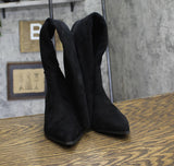 On 34th Womens Gabriellaa Over-The-Knee Boots 10019655400 Black Microsuede 5M