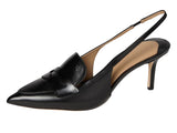 Lauren Ralph Lauren Khloe Leather Slingback Loafer Pump 802982850001 Black 8.5M