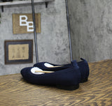 MIA Rasia Womens Round Toe Ballet Flat Sandals GS1578607 Navy Blue 6.5M