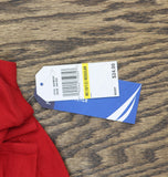 Nautica School Uniform Short Sleeve Pique Polo Shirt NUFBB03F-646 Red M (10-12)