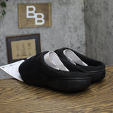Isotoner Indoor/Outdoor Slip-on Terry Satin Clog Slippers Black XL (9.5-10)