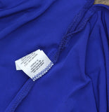 Sam And Jess Womens Solid Tie Sleeve Pullover Top TS3013565Q Goddess Blue XS