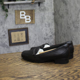 Clarks Juliet Mia Leather Loafer Flat 26186950 Black 5.5M