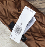 Lauren Ralph Lauren Suede Bucket Hat with Faux Sherpa Lining Whiskey Brown