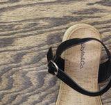 Style & Co. Womens Mayaa Flat Sandals 10020656200 Black Beauty 6M