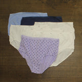 Hanes Womens Core Cotton Briefs Underwear 7-pk 13588132 Assorted White 3XL
