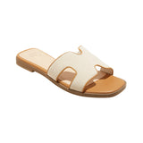 A New Day Womens Nina H-Band Slide Sandals 92244961 Khaki Brown 8M