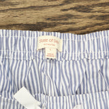 State Of Day Womens Printed Poplin Pajama Pants 100180262MS Blue Stripe L