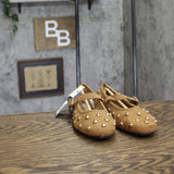 Universal Thread Penny Studded Mary Jane Flats 94303794 Brown 6M