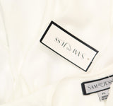 Sam & Jess Womens Woven Petite Puff-Sleeve Top New Ivory Off White PL