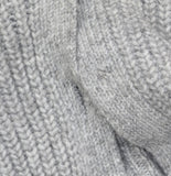 Aqua Chunky Stitch Button Front Cardigan 77S696BL Heather Gray XXL