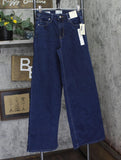 Universal Thread Womens High-Rise Wide Leg Jeans 94335934 Dark Wash Blue 6