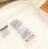 Levi's Womens 501 Original Shorts Jean Jorts Button Fly Disco Nights White 33