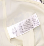 Calvin Klein Sleeveless Abstract Chiffon Midi Belted Lined Dress Light Gray XL