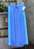 Joylab Low-Rise Satin Tear Away Track Pants 94628905 Vibrant Blue M