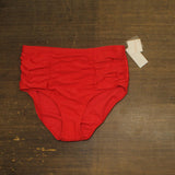 Raisins Womens Curve Plus Size Costa Bikini Bottom L840061 Red 16W