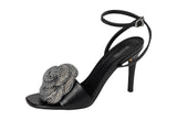 Michael Michael Kors Womens Elodie Sandals Heeled Stiletto 40F4EDHS4L Black 7M