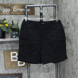 Denim & Co. Womens "How Timeless" Stretch Two Pocket Shorts A04916 Black XL
