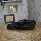 Easy Spirit Wendi Embellished Thong Sandals SEWENDI5-H Black 9M