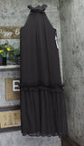 Aqua Womens Woven Lined Halter Maxi Dress IDO14210 Brown XS