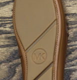 Michael Michael Kors Juliette Leather Moccasins Loafers Luggage Brown 6.5M
