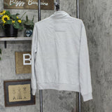 Nautica Men's J-Class Quarter-Zip Fleece Sweatshirt K17170 Gray Heather S